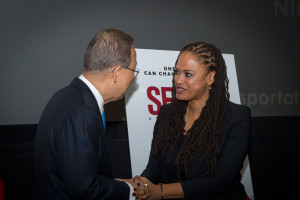 SG attending an advanced screening of "Selma: One Dream Can Change the World"